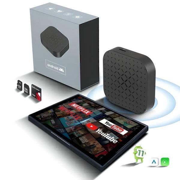 Carplay Ai Box Usb 2gb 16gb Kablosuz Y.tube,netflix, Disney, Google Play