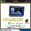 Honda Civic  2008-2015 Model 4GB + 64GB Android 13 Kablosuz Carplay Navigasyon Multimedya Sistemi
