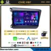Honda Civic Fb7 2+64GB Android 13 Kablosuz Carplay 2012-2015 Navigasyon Multimedya Sistemi