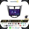 Hyundai  Accent Blue 2011-2013 Model 2+64GB Android 13 Kablosuz Carplay Navigasyon Multimedya Sistemi