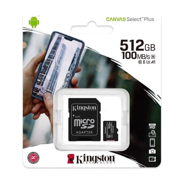Kingston 512 GB Class 10 Canvas serisi Sd kart