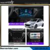 Opel Corsa 2017-2019 Model 2+64GB Android 13 Kablosuz Carplay Navigasyon Multimedya Sistemi