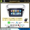 Peugeot 301 4GB + 64GB Kablosuz Carplay 2013-2018 Android 13 Navigasyon Multimedya Sistemi