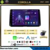 Toyota Corolla 2017-2020 Model 2+64GB Android 13 Kablosuz Carplay Navigasyon Multimedya Sistemi