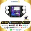 Volkswagen Tiguan Tesla 4GB + 64GB 2010-2013 Model Kablosuz Carplay Navigasyon Qled Multimedya Sistemi
