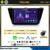Vw Tiguan 4GB + 64GB Kablosuz Carplay 2016-2020 Android 13 Navigasyon Multimedya Sistemi