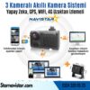 3 Kameralı 4G Uzaktan izlemeli GPS Wifi Yapay Zekalı Akıllı Dashcam Kamyon Tır Kamera Sistemi