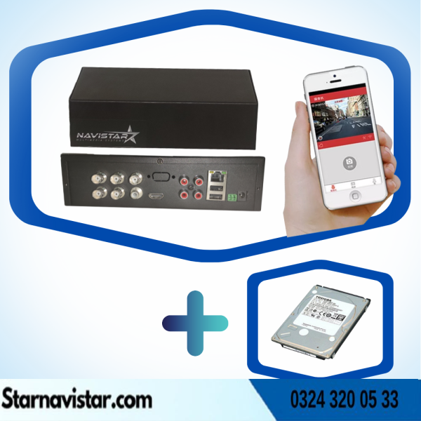 4 Kanal Mobil Dvr Kayıt Cihazı 320 Gb Harddisk Dahil Uzaktan İzleme Destekli Hdmi