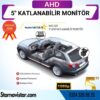 5" AHD Katlanabilir Monitör 1080P/720P/Analog destekli