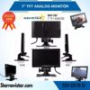 7" TFT 2 Adet Video Girişli Analog Monitör