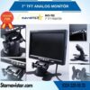 7" TFT 2 Adet Video Girişli Analog Monitör