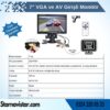 7" Vga Ve Av Girişli Araç Monitörü