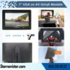 7" Vga Ve Av Girişli Araç Monitörü