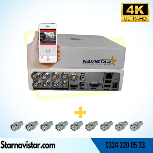8 Kanal Ekonomik Mobil Dvr Kayıt Cihazı Uzaktan İzleme Destekli Hdmi Vga Çıkılşlı