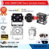 AHD 1080P/720P Orta Boy Gece Görüşlü 4 Pin Soketli Kamyon Tır Otobüs Kamerası