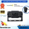 16 IR Led Zifiri Gece Görüşlü AHD 1080P Analog Pal Uyumlu Kamyon Ağır Vasıta Araç Kamerası