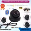 Mikrofonlu AHD 1080P ve Analog Pal Çevrilebilir 4 Pin Plastik Dome Araç Kamerası
