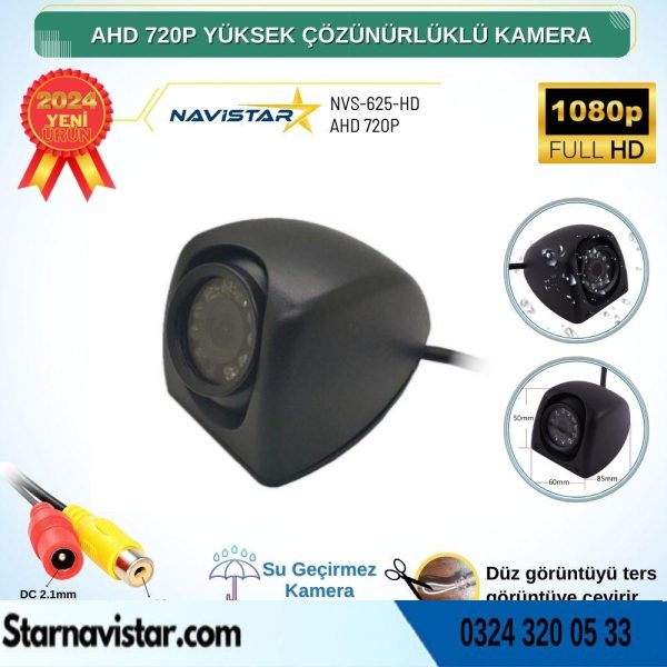 AHD 720P Metal kasa 3 MP Lensli Gece Görüşlü AV girişli HD Kamera