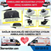 Ambulans Mevzuatına Uygun 2 Kameralı 8 Kanal Mobil NVR 500 GB 7 inç Monitörlü Tak Kullan Set