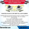 Ambulans Mevzuatına Uygun 2 Kameralı 8 Kanal Mobil NVR 500 GB 7 inç Monitörlü Tak Kullan Set
