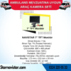 Ambulans Mevzuatına Uygun 2 Kameralı 8 Kanal Mobil NVR 500 GB 7 inç Monitörlü Tak Kullan Set