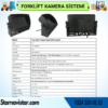 Forklift Kamera Sistemi Reach Truck 2 Kameralı 7 Inç Monitörlü Kayıtlı Kamera Seti