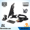Güvenlik Kamera Monitörü 9" Ekran Hdmi Vga Av Girişli Lcd Ekran 4 Kanal