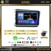 Honda Civic  2008-2015 Model 4GB + 64GB Android 13 Kablosuz Carplay Navigasyon Multimedya Sistemi