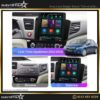 Honda Civic Tesla 4GB + 64GB 2012-2015 Model Kablosuz Carplay Navigasyon Qled Multimedya Sistemi