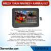 Mibzer Havalı Tohum Makinesi 4 Kameralı 7 Inç Monitörlü Araç Seti