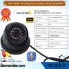 Mikrofonlu AHD 1080P ve Analog Pal Çevrilebilir Plastik Mini Dome Araç Kamerası