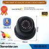 Mikrofonlu AHD 1080P ve Analog Pal Çevrilebilir Plastik Mini Dome Araç Kamerası
