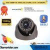 Mikrofonlu AHD 1080P ve Analog Pal Dönüşümlü Gece Görüşlü Mini Metal Dome Araç Kamerası