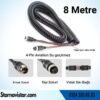 8 Metre 4 pin aviation trigger tetik destekli Spiral uzatma Kablosu