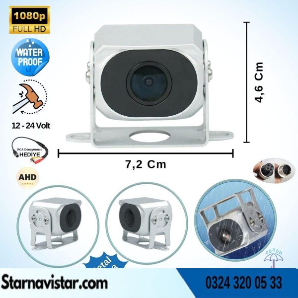 Navistar Ahd 1080P Full Hd 4Pin Starlight Gece Görüşlü Geri Görüş Kamerası