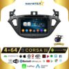 Opel Corsa 2017-2019 Model 4+64 GB Android 13 Kablosuz Carplay Navigasyon Multimedya Sistemi