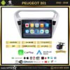 Peugeot 301 4GB + 64GB Kablosuz Carplay 2013-2018 Android 13 Navigasyon Multimedya Sistemi