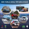 Dokunmatik 10.26 inç 4K+1080P Çift Kameralı Kablosuz Carplay Wifi Bluetooth Set