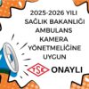 Ambulans Yönetmeliğine Uygun 2 Kameralı 8 Kanal Mobil NVR 500 GB  Tak Kullan Set