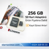Kingston 256 GB Class 10 Canvas serisi Sd kart