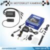 Motosiklet için Kayıtlı 2K+1080P Çözünürlüklü 3 inç 2 kameralı Tak kullan Kamera Seti