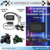Motosiklet için Kayıtlı 2K+1080P Çözünürlüklü 3 inç 2 kameralı Tak kullan Kamera Seti