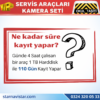 Okul Servis Kamera Seti 4 Kameralı 7" Monitör 4 Kameralı 1 Tb Harddisk Dahil