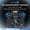 4 Kameralı 3K Ultra HD WIFI GPS Park Modu Özellikli 360 Kamera Seti