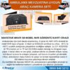 Ambulans Mevzuatına Uygun 1 TB 2 Kameralı 8 Kanal Mobil NVR Tak Kullan Set