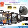 Metal Kasa AHD 1080P/Analog Pal Mini Dome Araç Kamerası 4 Pin Aviation