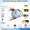 Mini Boyutlu AHD 1080P ve 720P Dönüşümlü Gece Görüşlü Dome Kamera