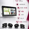10 inç Android 4G Uzaktan izlemeli, 4 Kameralı, Wifi, GPS, Bluetooth 2 GB + 32 GB ve 512 GB SD Kart Destekli Set