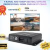 4 Kanal AHD 1080P Full HD Offline Profesyonel Mobil DVR Kayıt Cihazı